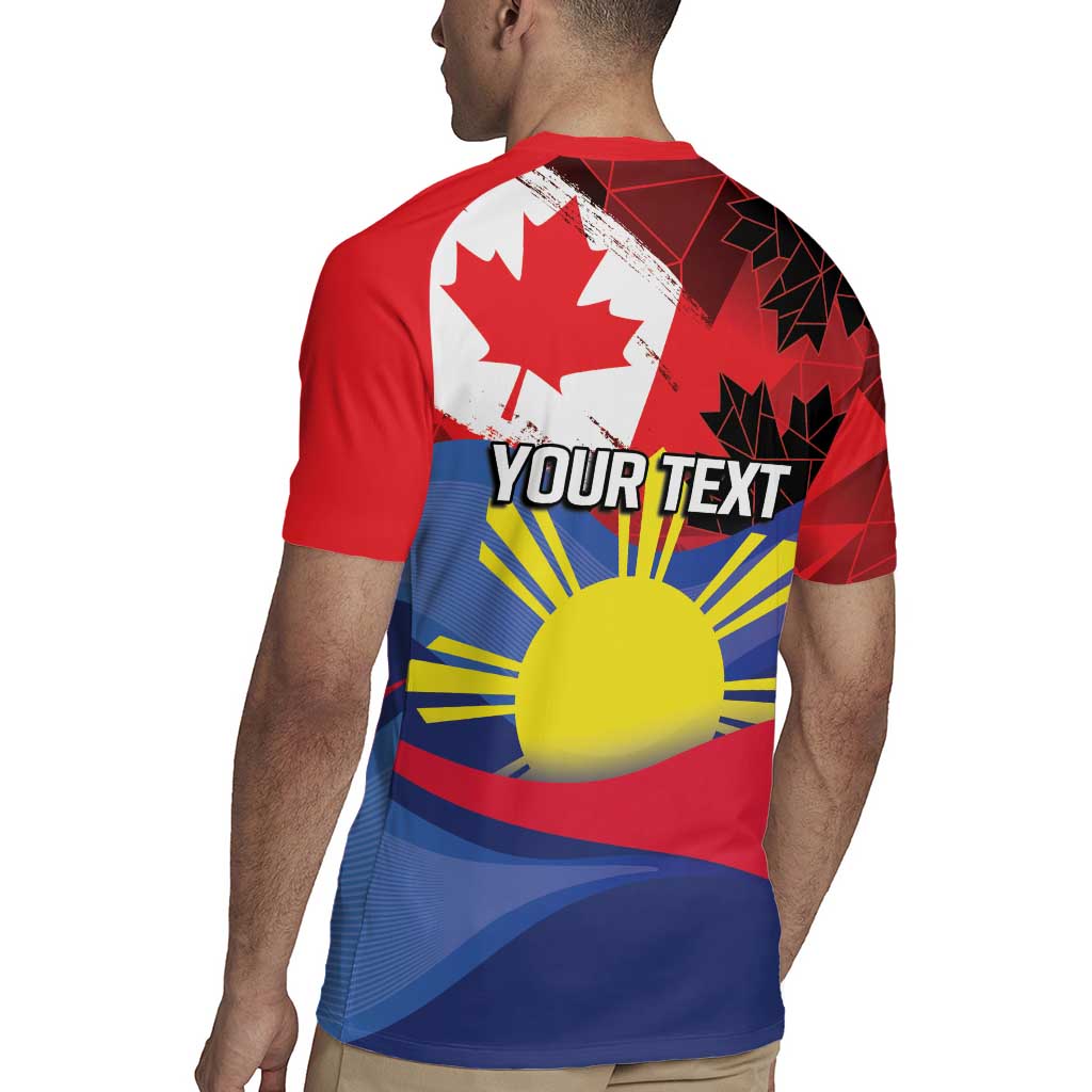 Personalized Canadian Grown With Filipino Roots Rugby Jersey