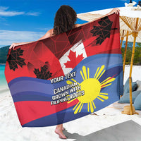 Personalized Canadian Grown With Filipino Roots Sarong