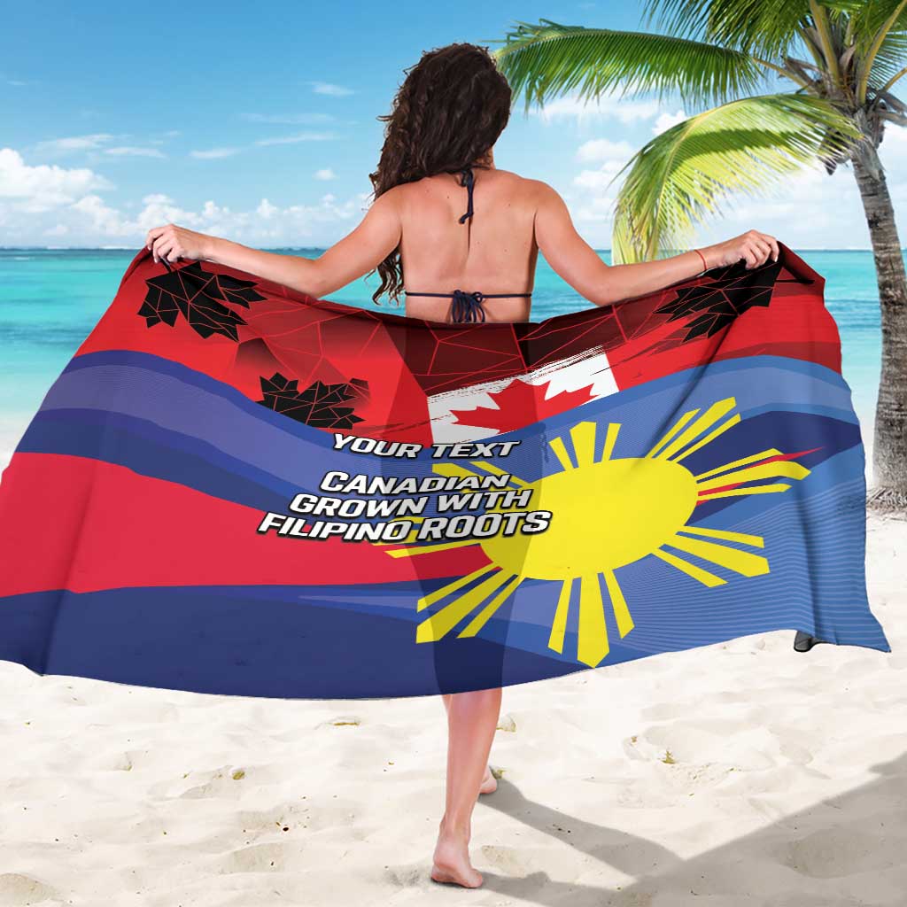 Personalized Canadian Grown With Filipino Roots Sarong