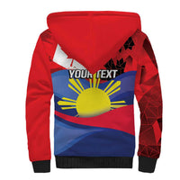 Personalized Canadian Grown With Filipino Roots Sherpa Hoodie