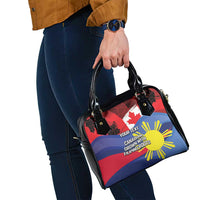Personalized Canadian Grown With Filipino Roots Shoulder Handbag