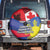 Personalized Canadian Grown With Filipino Roots Spare Tire Cover