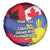 Personalized Canadian Grown With Filipino Roots Spare Tire Cover
