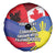 Personalized Canadian Grown With Filipino Roots Spare Tire Cover