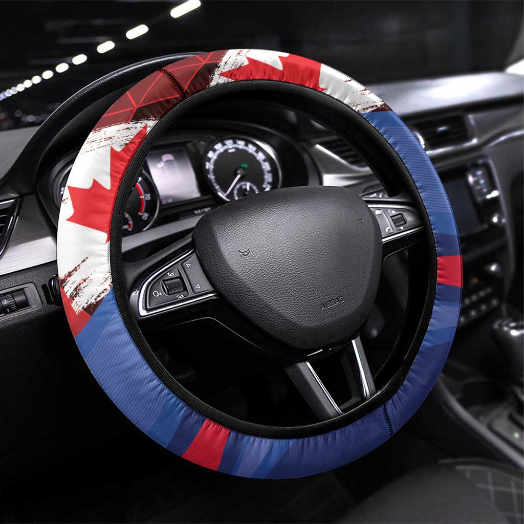 Canadian Grown With Filipino Roots Steering Wheel Cover
