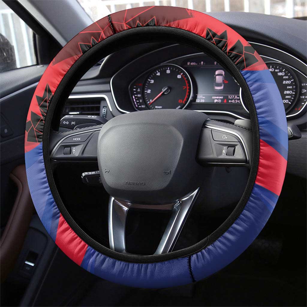 Canadian Grown With Filipino Roots Steering Wheel Cover