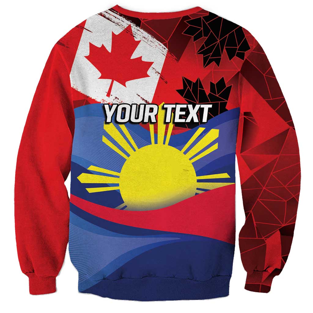 Personalized Canadian Grown With Filipino Roots Sweatshirt
