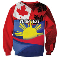 Personalized Canadian Grown With Filipino Roots Sweatshirt