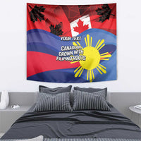 Personalized Canadian Grown With Filipino Roots Tapestry