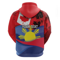 Personalized Canadian Grown With Filipino Roots Zip Hoodie