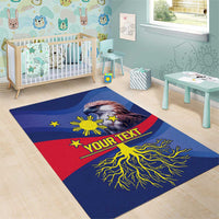 Personalized Filipino Roots Philippines Heritage Area Rug