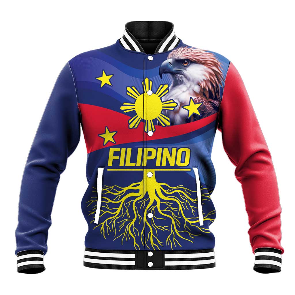 Personalized Filipino Roots Philippines Heritage Baseball Jacket