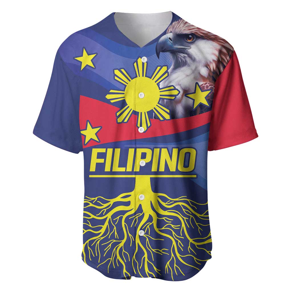 Personalized Filipino Roots Philippines Heritage Baseball Jersey