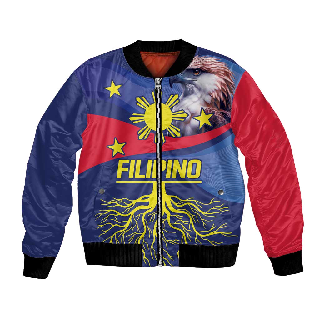 Personalized Filipino Roots Philippines Heritage Bomber Jacket