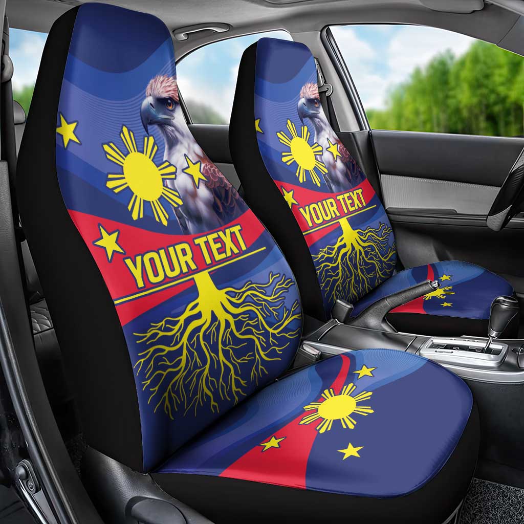 Personalized Filipino Roots Philippines Heritage Car Seat Cover