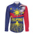 Personalized Filipino Roots Philippines Heritage Family Matching Long Sleeve Bodycon Dress and Hawaiian Shirt