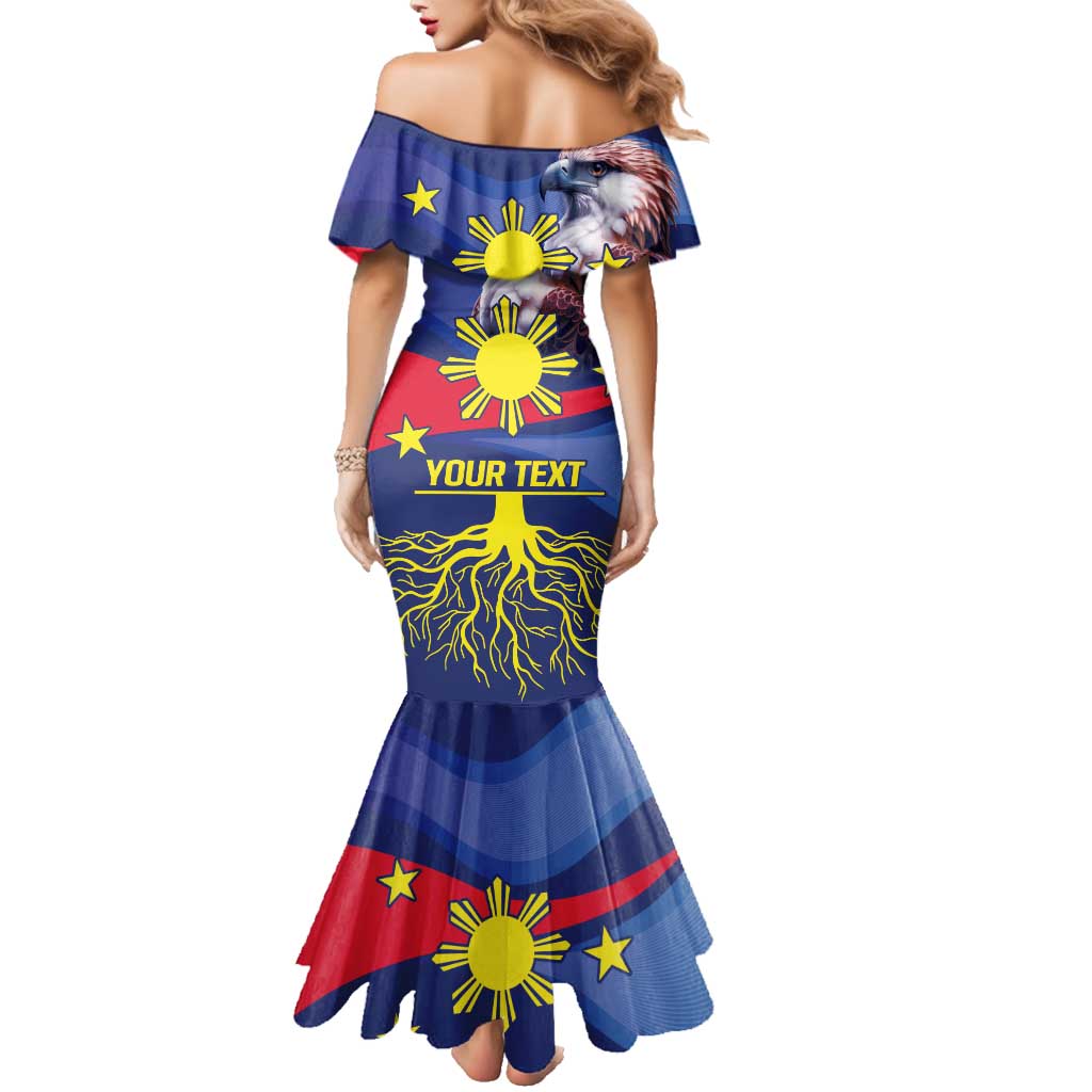 Personalized Filipino Roots Philippines Heritage Family Matching Mermaid Dress and Hawaiian Shirt