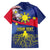 Personalized Filipino Roots Philippines Heritage Family Matching Off The Shoulder Long Sleeve Dress and Hawaiian Shirt