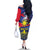 Personalized Filipino Roots Philippines Heritage Family Matching Off The Shoulder Long Sleeve Dress and Hawaiian Shirt