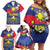 Personalized Filipino Roots Philippines Heritage Family Matching Off Shoulder Short Dress and Hawaiian Shirt