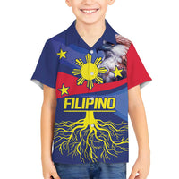 Personalized Filipino Roots Philippines Heritage Family Matching Off Shoulder Short Dress and Hawaiian Shirt