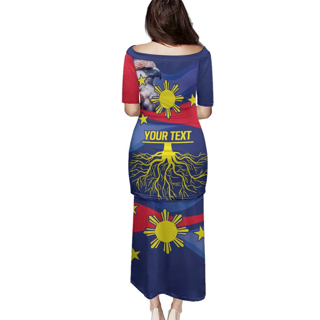 Personalized Filipino Roots Philippines Heritage Family Matching Puletasi and Hawaiian Shirt