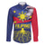 Personalized Filipino Roots Philippines Heritage Family Matching Short Sleeve Bodycon Dress and Hawaiian Shirt