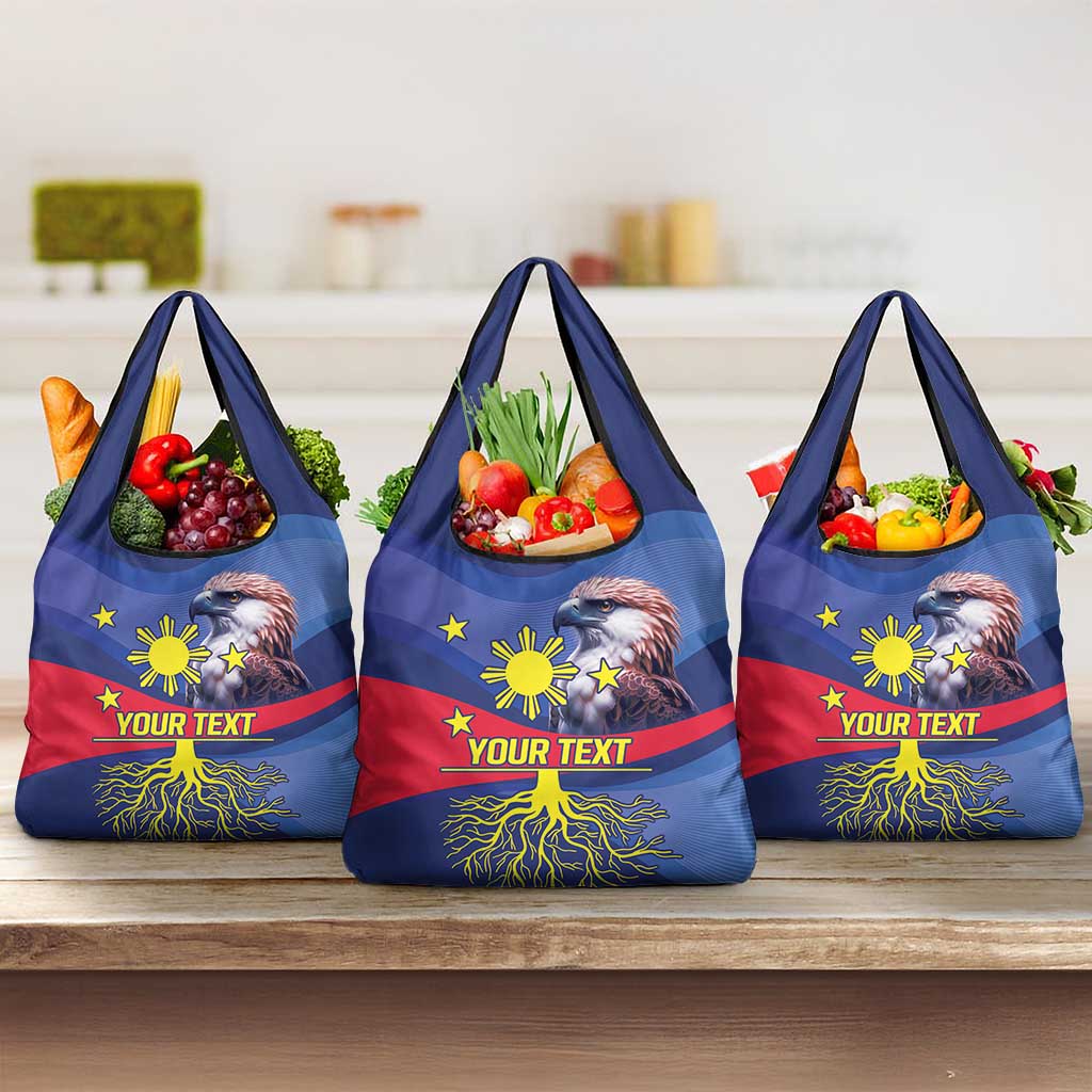 Personalized Filipino Roots Philippines Heritage Grocery Bag