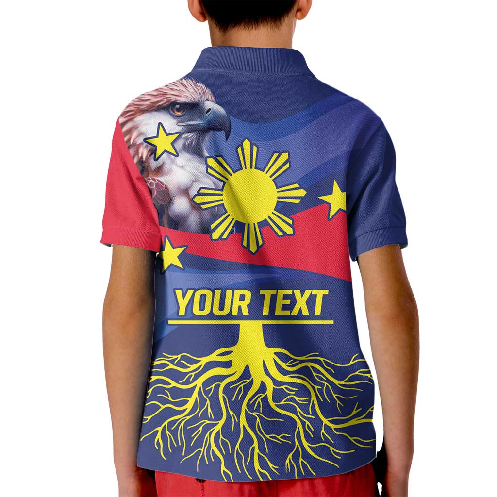 Personalized Filipino Roots Philippines Heritage Kid Polo Shirt