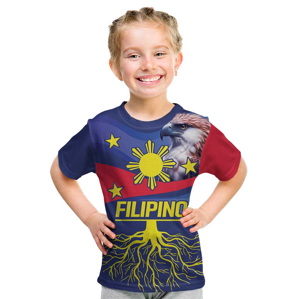Personalized Filipino Roots Philippines Heritage Kid T Shirt