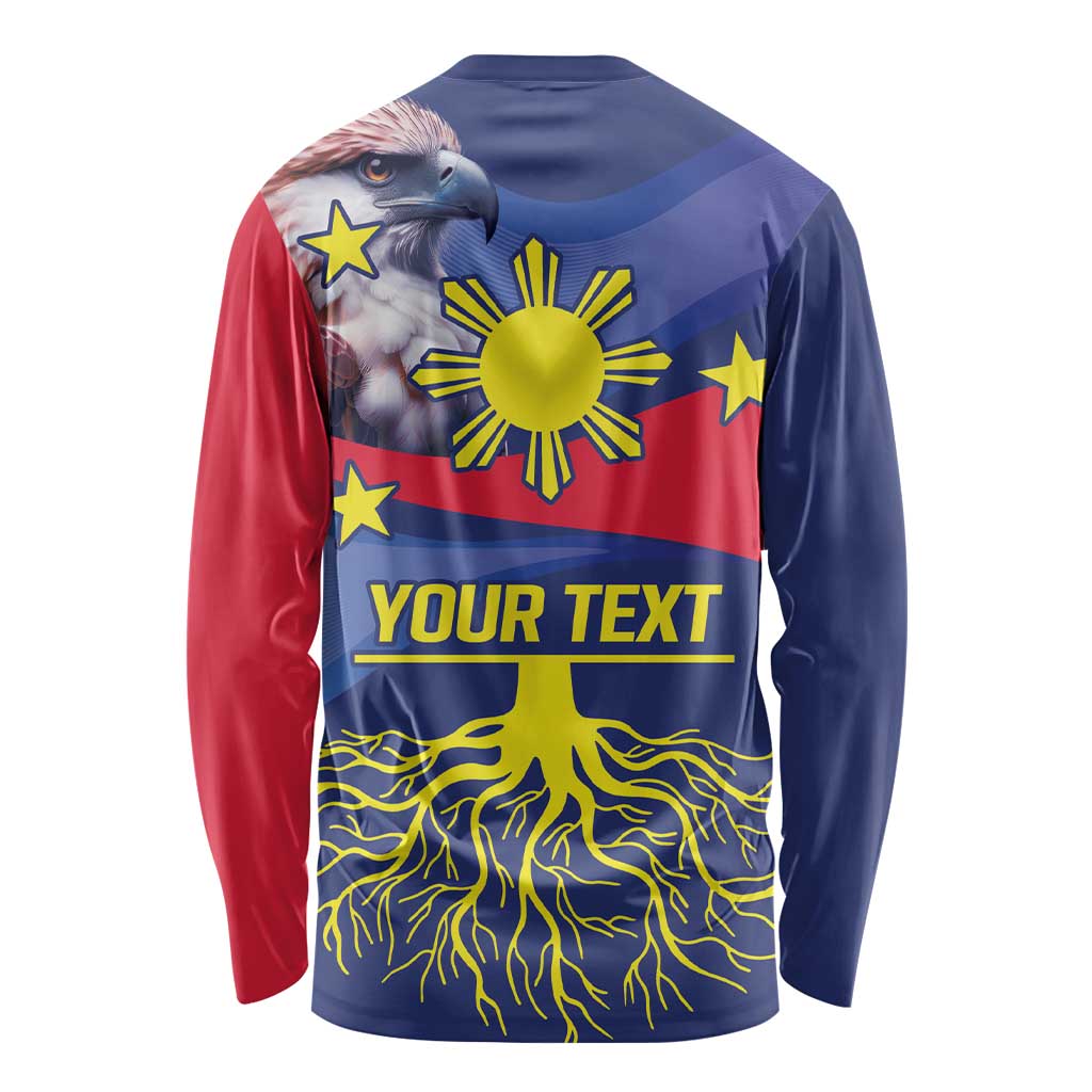 Personalized Filipino Roots Philippines Heritage Long Sleeve Shirt