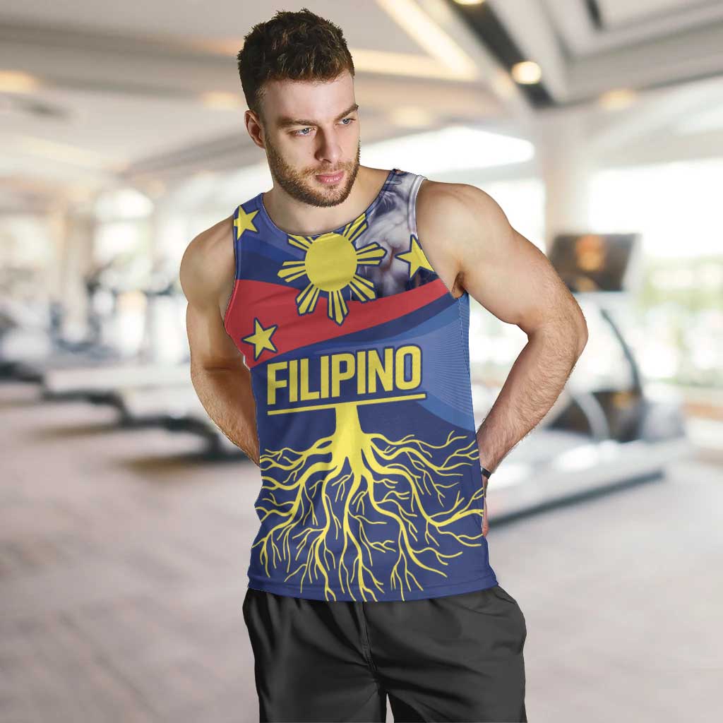 Personalized Filipino Roots Philippines Heritage Men Tank Top