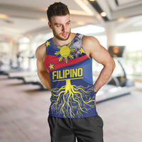 Personalized Filipino Roots Philippines Heritage Men Tank Top