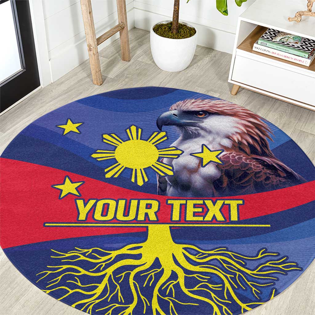 Personalized Filipino Roots Philippines Heritage Round Carpet