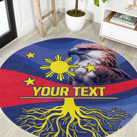 Personalized Filipino Roots Philippines Heritage Round Carpet
