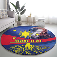 Personalized Filipino Roots Philippines Heritage Round Carpet