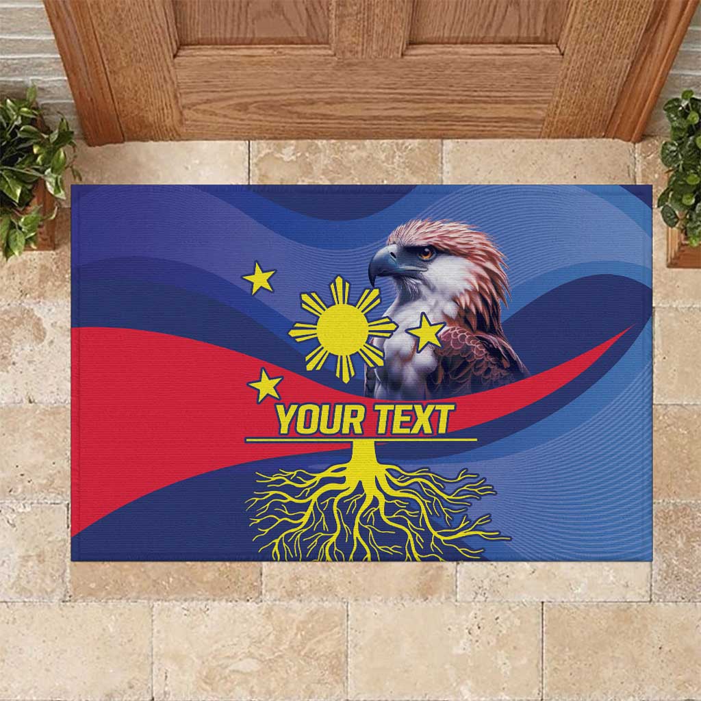 Personalized Filipino Roots Philippines Heritage Rubber Doormat