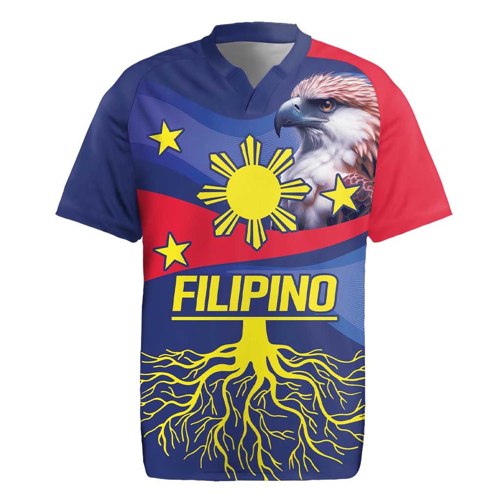 Personalized Filipino Roots Philippines Heritage Rugby Jersey