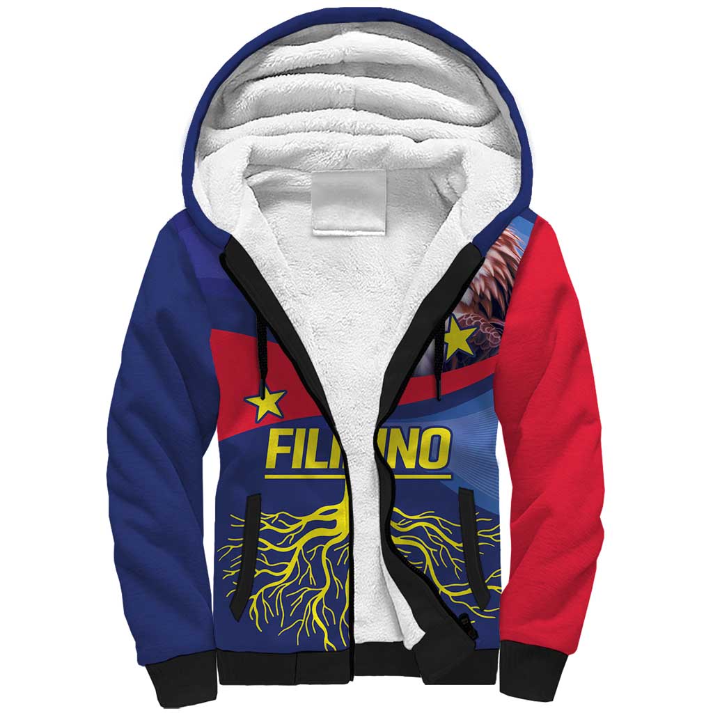 Personalized Filipino Roots Philippines Heritage Sherpa Hoodie