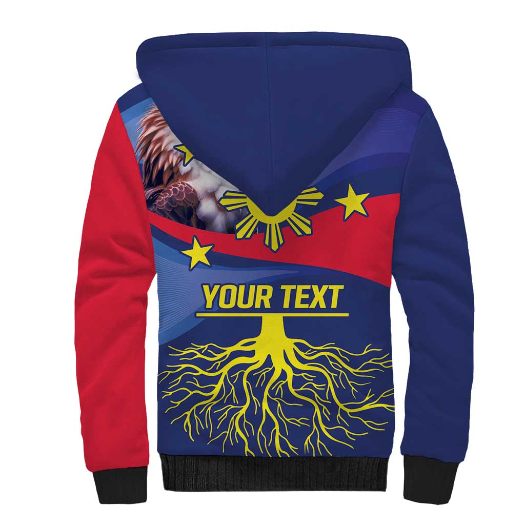 Personalized Filipino Roots Philippines Heritage Sherpa Hoodie