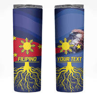 Personalized Filipino Roots Philippines Heritage Skinny Tumbler