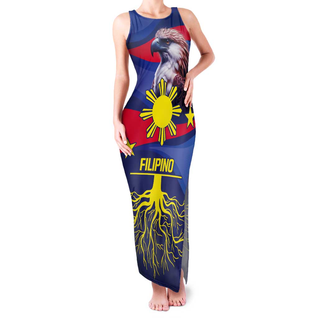 Personalized Filipino Roots Philippines Heritage Tank Maxi Dress