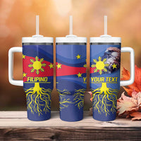 Personalized Filipino Roots Philippines Heritage Tumbler With Handle