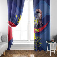 Personalized Filipino Roots Philippines Heritage Window Curtain
