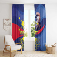 Personalized Filipino Roots Philippines Heritage Window Curtain