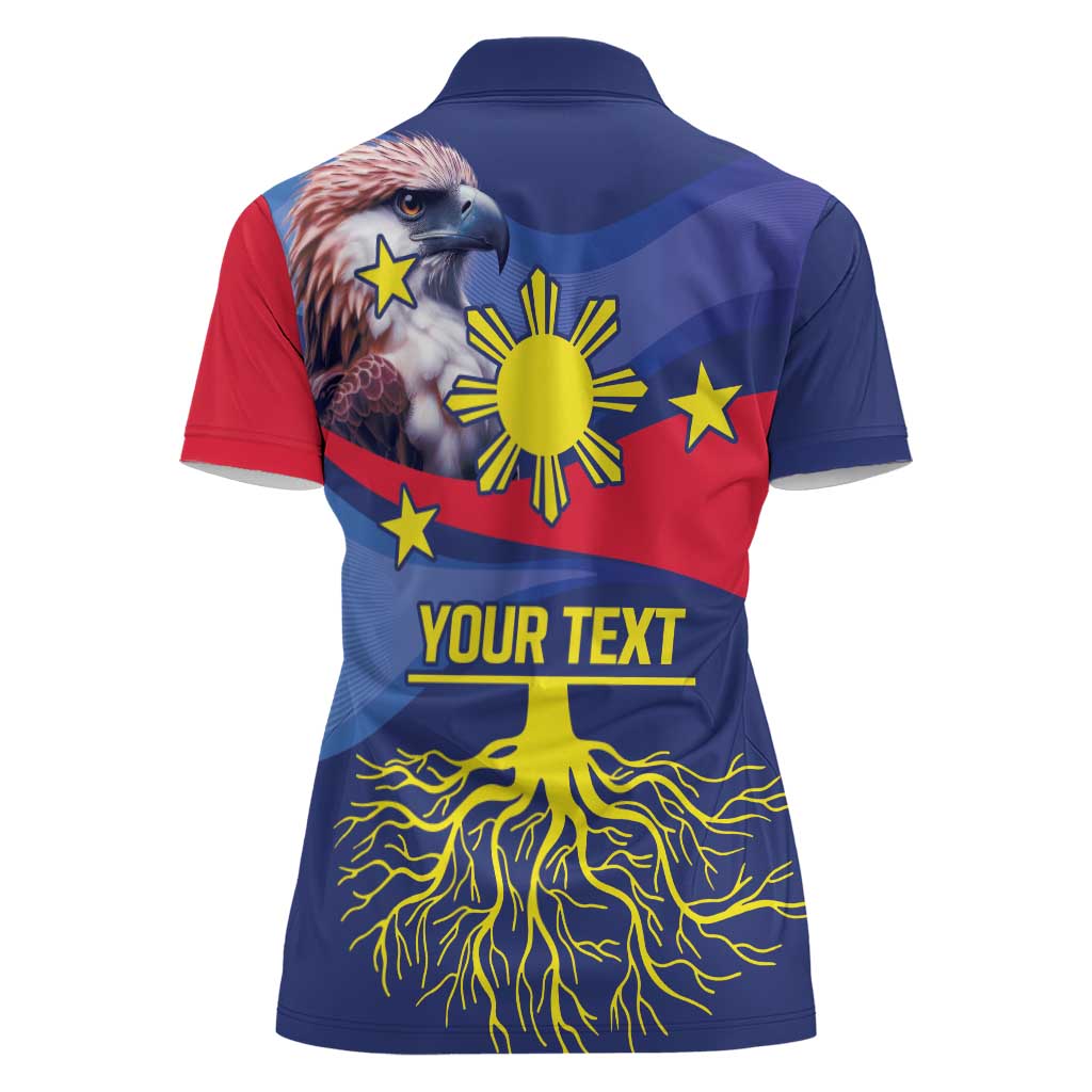 Personalized Filipino Roots Philippines Heritage Women Polo Shirt