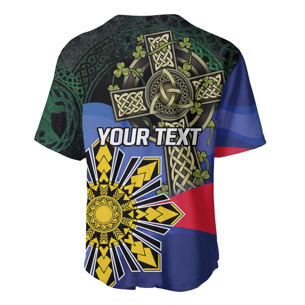 Personalized Irish Grown With Filipino Roots Baseball Jersey