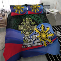 Personalized Irish Grown With Filipino Roots Bedding Set