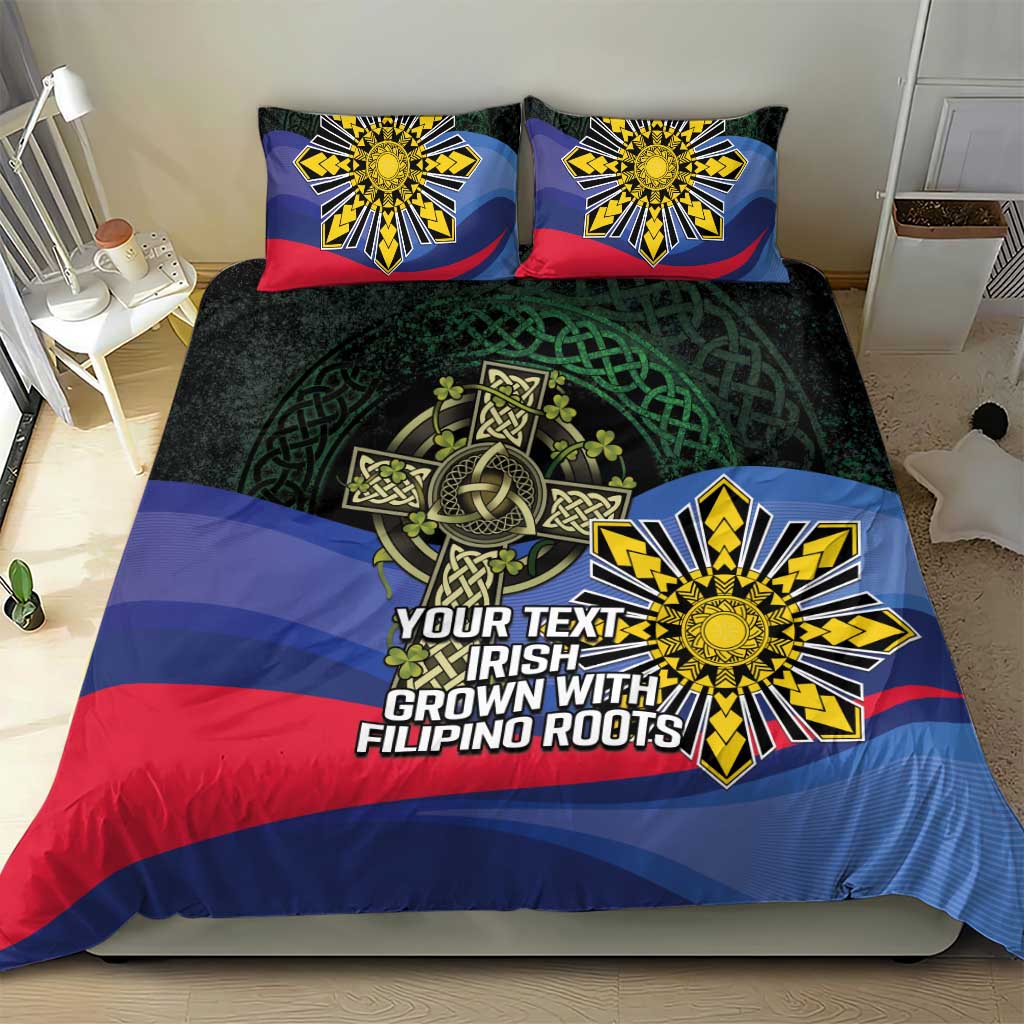 Personalized Irish Grown With Filipino Roots Bedding Set