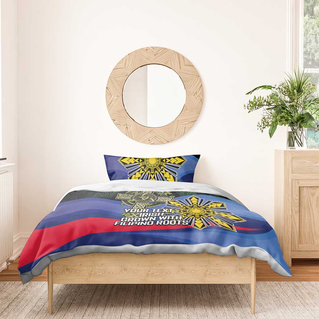 Personalized Irish Grown With Filipino Roots Bedding Set